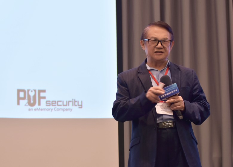 Dr. Albert Jeng presented concrete concepts of PUF technology